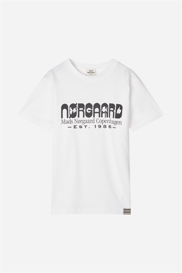 Mads Nørgaard Thorlino T-shirt med tryck - Vit